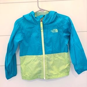 The Northface Kids Never Stop Hooded Windfall Jacket - Size 2T